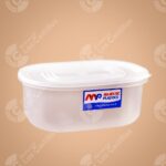Envase Ovalado - Almacenamiento Seguro (900ml Blanco) - Comercial Los Castillos
