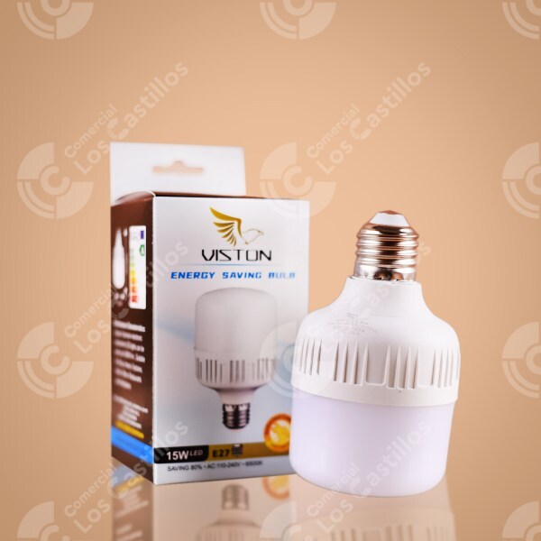 22003740_0 Bombillo Led Globo 15W - Comercial Los Castillos
