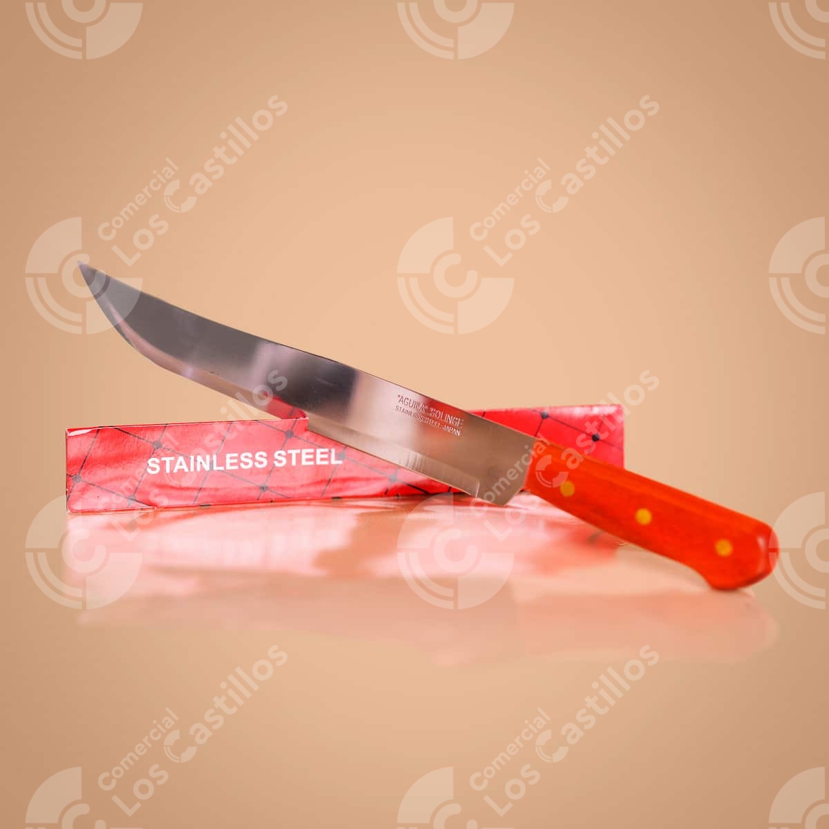 2200457_0 Cuchillo De Cocina Acero Inoxidable Aguila - Comercial Los Castillos