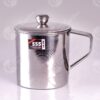 Jarro Metálico Con Tapa 10Cm - Comercial Los Castillos