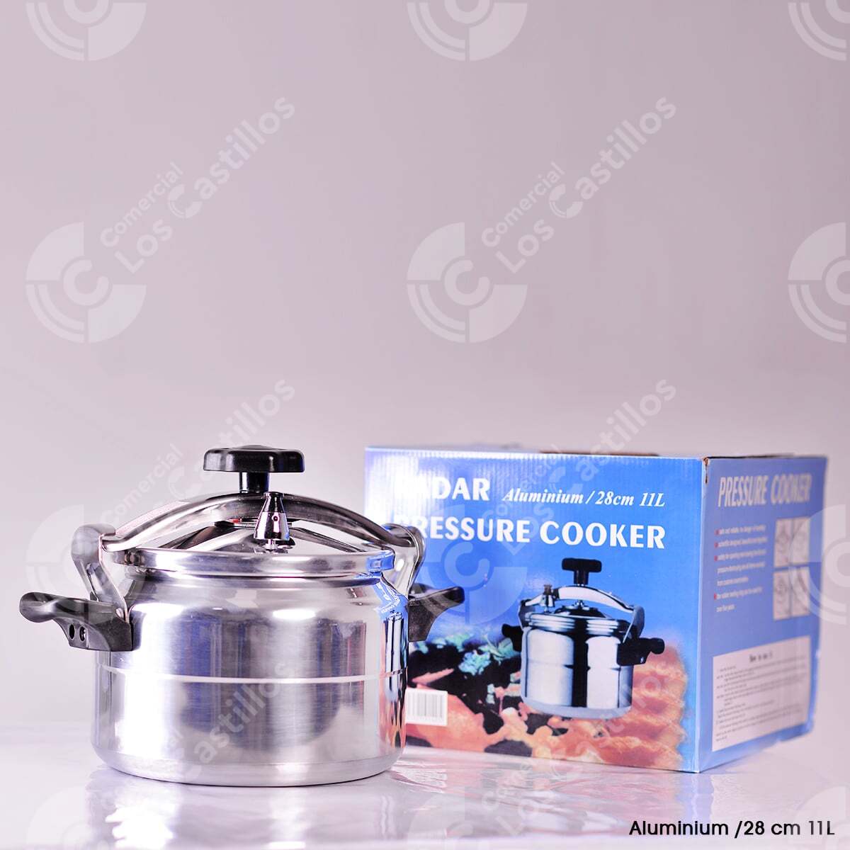 2200919_0 Olla De Presión Aluminio 11L 28Cm - Comercial Los Castillos