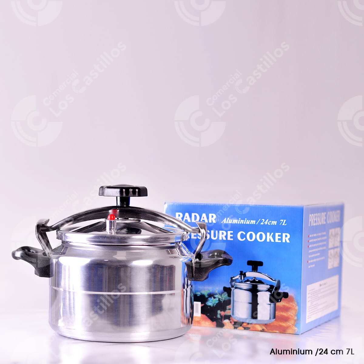2200920_0 Radar Olla De Presión Aluminio 7L 24Cm - Comercial Los Castillos