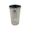 Vaso Cromado De Metal 12Cm - Comercial Los Castillos