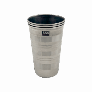 Vaso Cromado de Metal 12cm