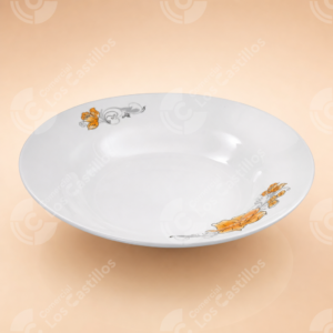 Plato De Porcelana No.9 – Elegancia Y Durabilidad (9.25 Pulgadas) 2 Plato De Porcelana No.9 – Elegancia Y Durabilidad (9.25 Pulgadas) - Comercial Los Castillos