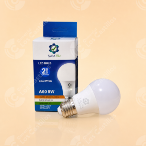 Bombillo Led A60 9W O 12W Luz Blanca Fría - Comercial Los Castillos