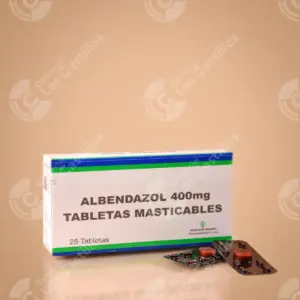 Albendazol Tabletas Masticables – Ayuda a combatir parásitos (25uds)