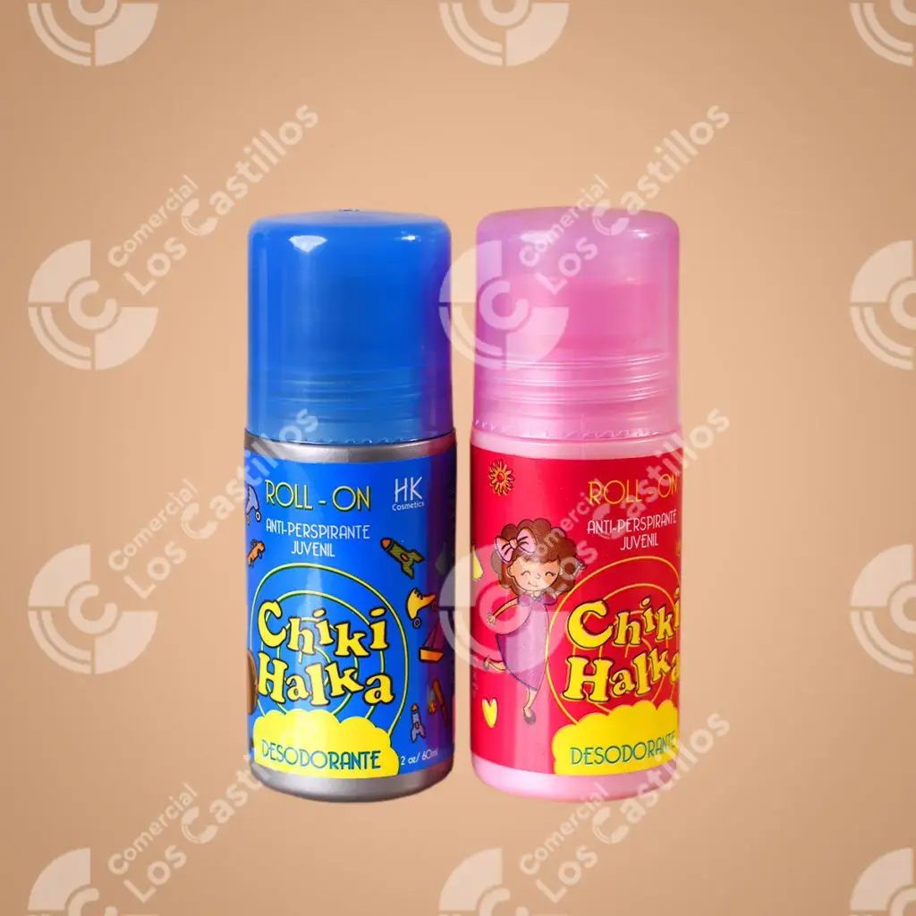P000002444_0 Desodorante Chiki Halka Roll-On Juvenil - Comercial Los Castillos