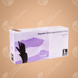 Guantes Desechables Nitrilo Negro