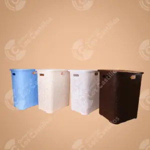 Cesto Langeri para Ropa Plástico con Tapa