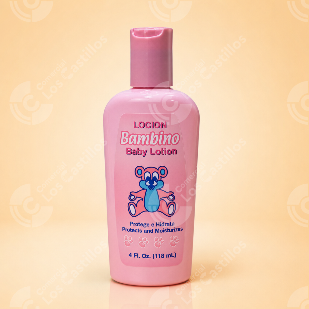 Bambino Loción Baby Lotion Rosada 4 oz (118 ml)