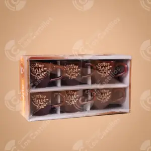 Set Taza de Café – Diseño Elegante (6 piezas)