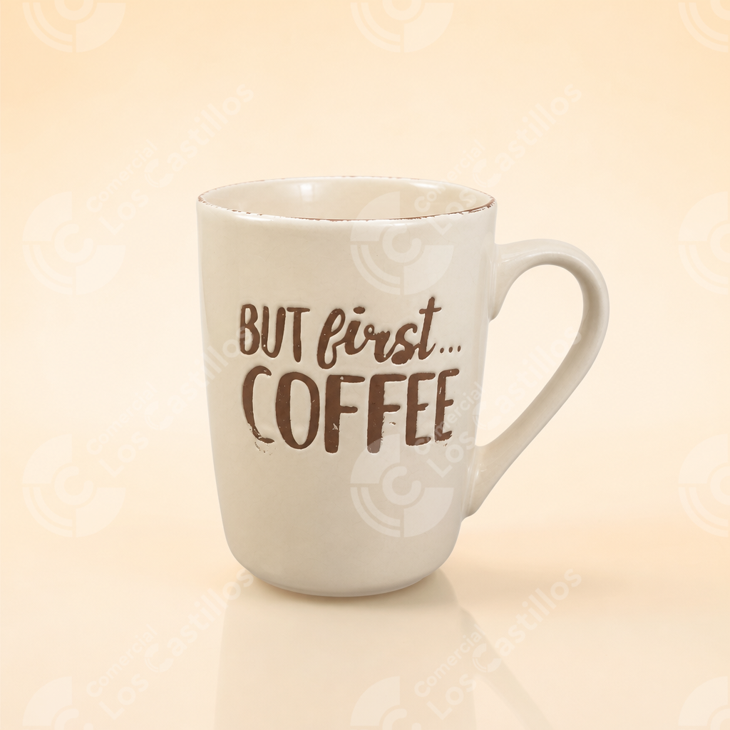001592_1 Taza De Cerámica Coffee Time - Comercial Los Castillos