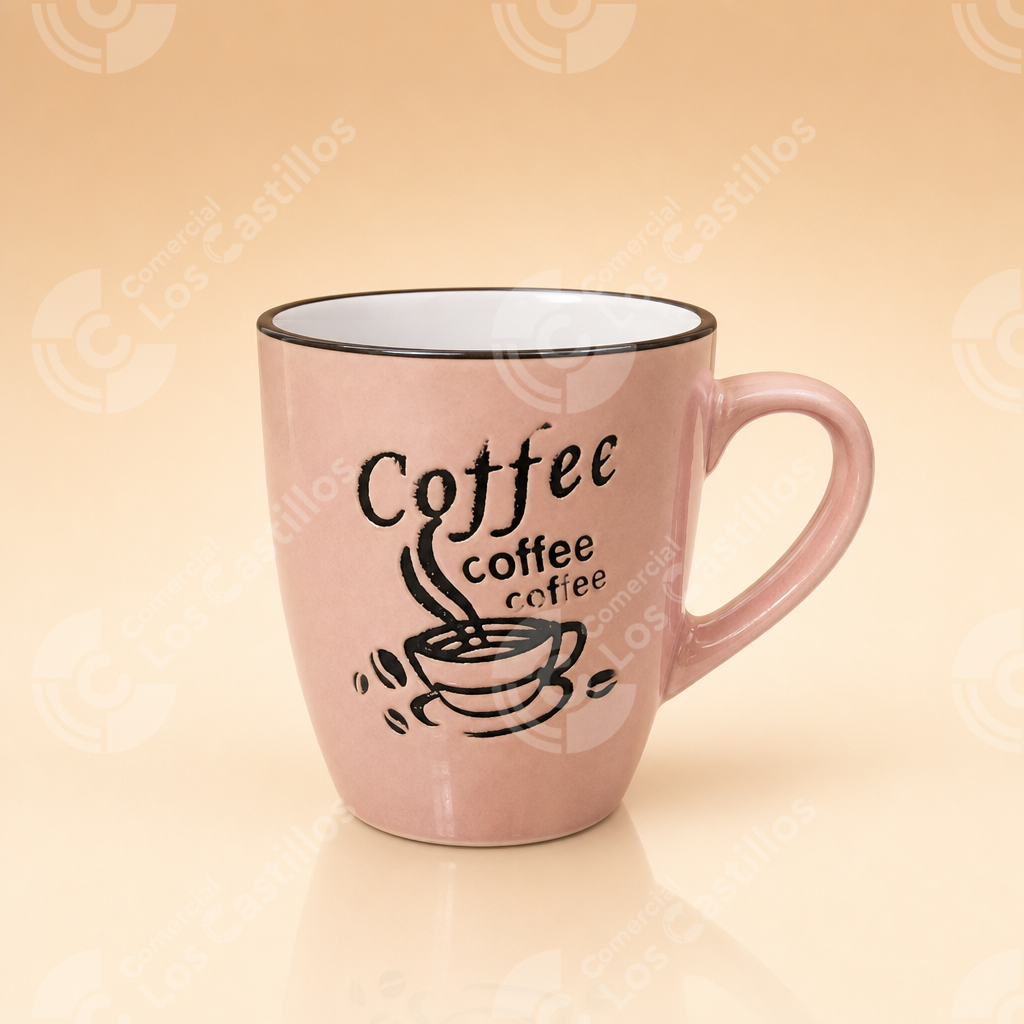 001592_2 Taza De Cerámica Coffee Time - Comercial Los Castillos