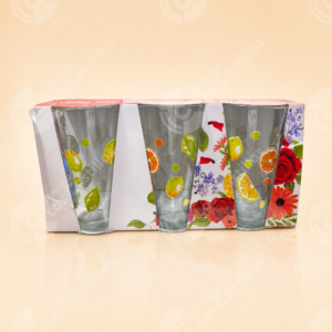 Glassware Set De Vasos De Vidrio Transparente X3 3 Glassware Set De Vasos De Vidrio Transparente X3 - Comercial Los Castillos