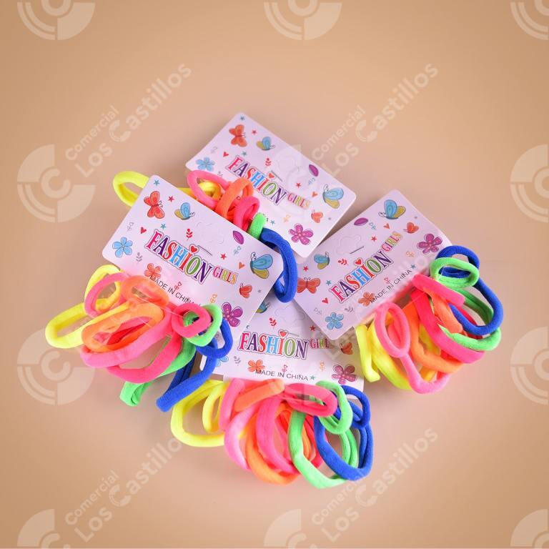 001747_0 Fashion Gomas Anchas Colores Neón Set - Comercial Los Castillos