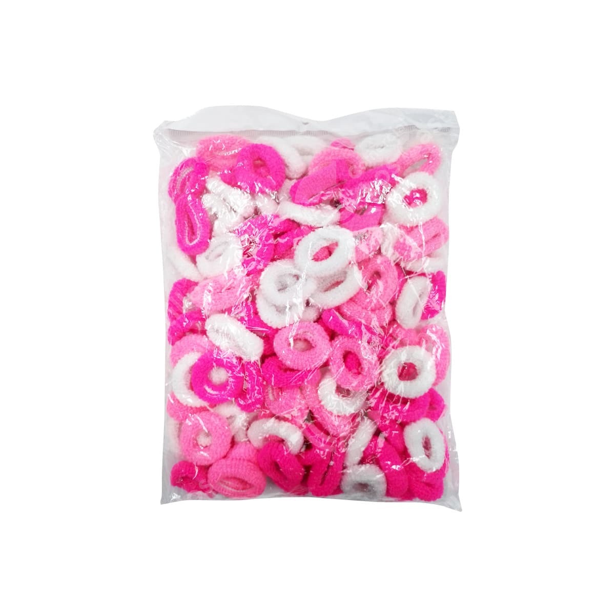 001765_0 Goma para Cabello - Sujeción Cómoda (144 Unidades Rosadas) - Comercial Los Castillos