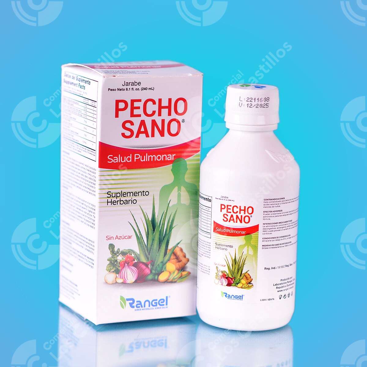 002126_0 Pecho Sano Jarabe - Salud Pulmonar (240Ml) - Comercial Los Castillos
