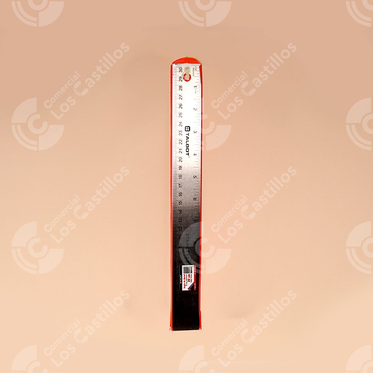 002748_0 Regla De Metal 30Cm - Comercial Los Castillos