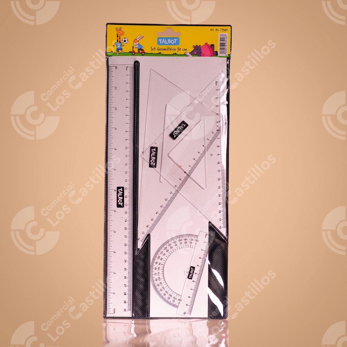 002797_0 Set Geométrico Reglas 30Cm - Comercial Los Castillos