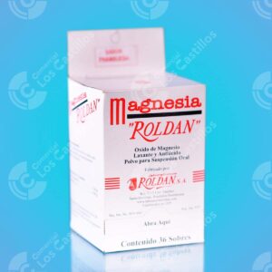 Leche Magnesia - Alivio Estomacal Rápido (36 Sobres) - Comercial Los Castillos