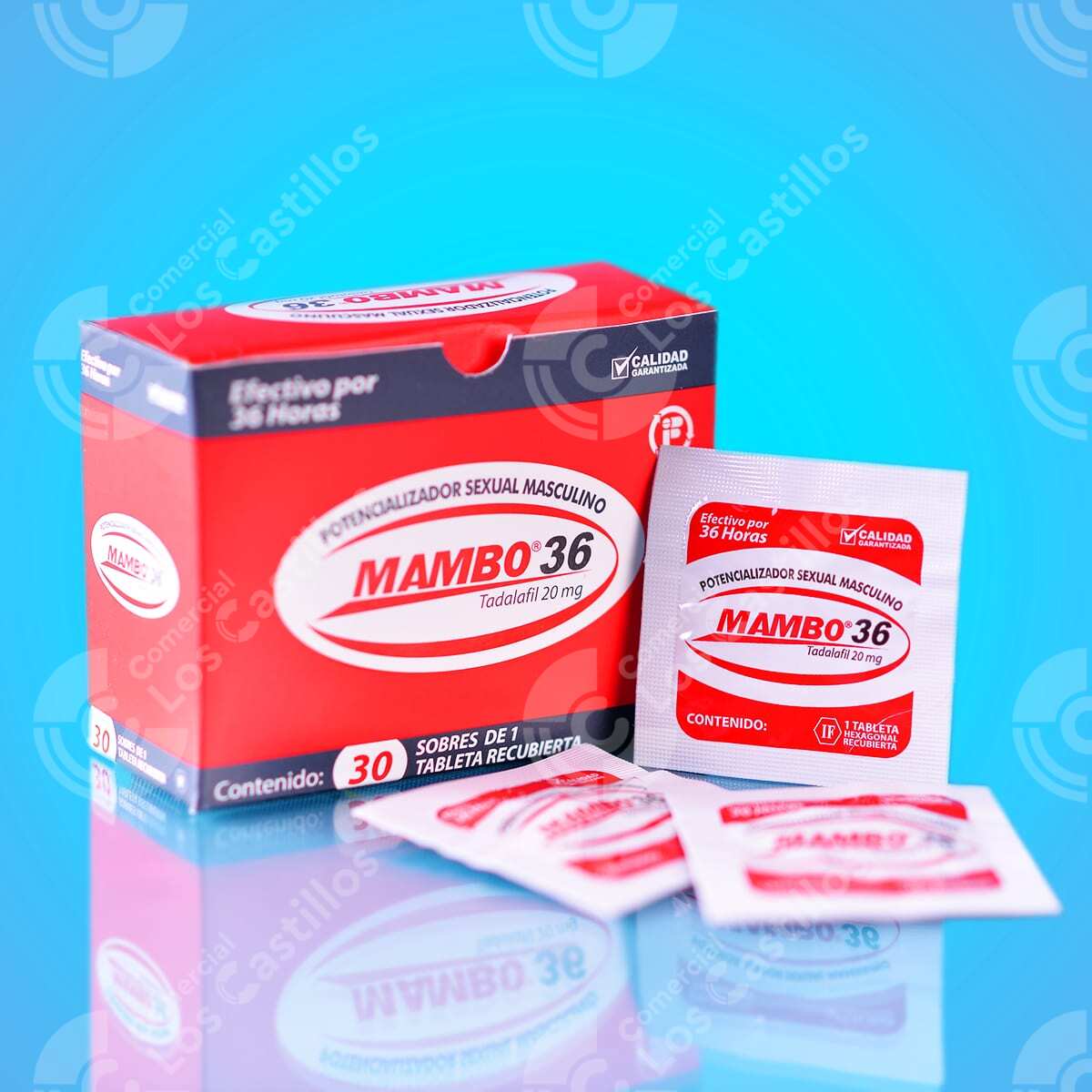 00861_0 Taladafil Mambo 36 - Potenciador Sexual (20Mg) - Comercial Los Castillos