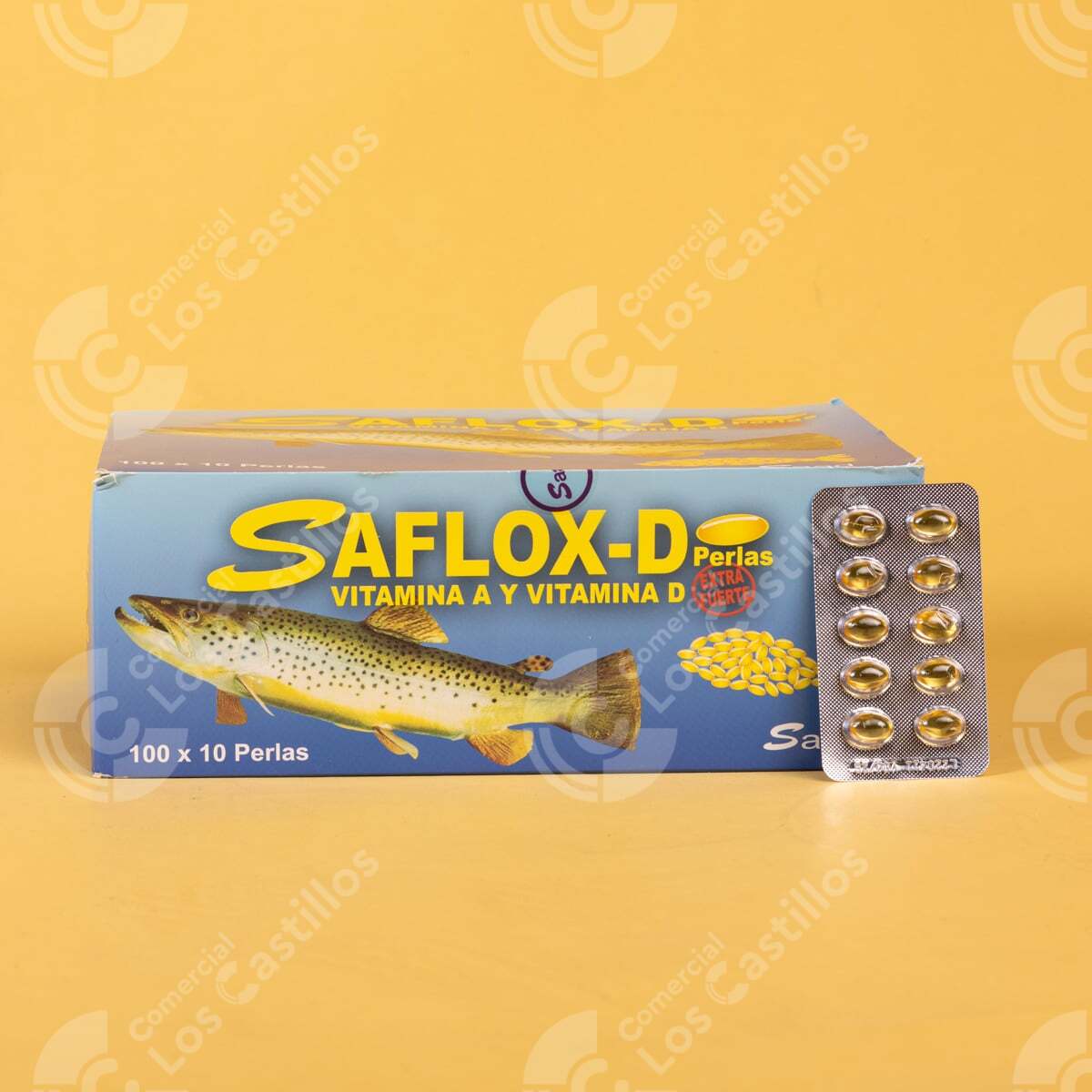 00990_0 Pastilla De Bacalao - Suplemento Nutricional (Blister 10 Uds) - Comercial Los Castillos