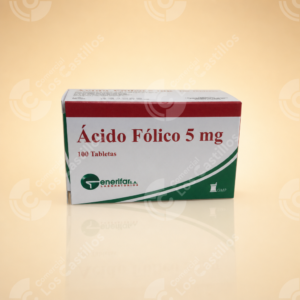 Generifar Ácido Fólico 5 mg 100 Tabletas