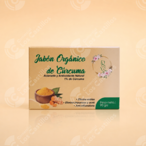 Jabón Orgánico de Cúrcuma Aclarante 90 g