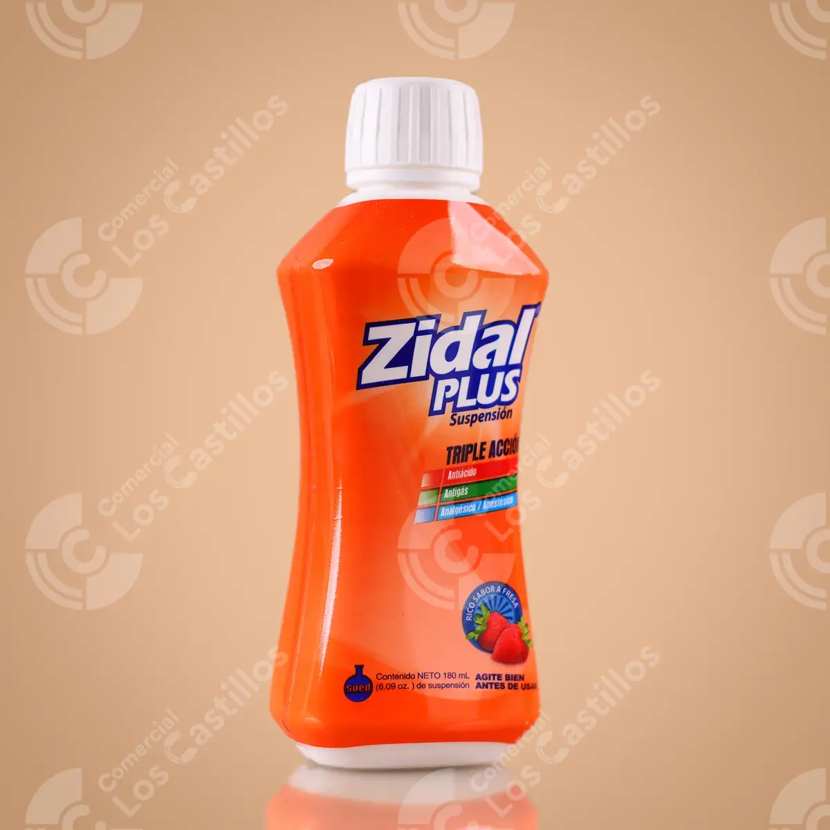 100625_0 Zidal Plus Suspensión Triple Acción 180 Ml - Comercial Los Castillos