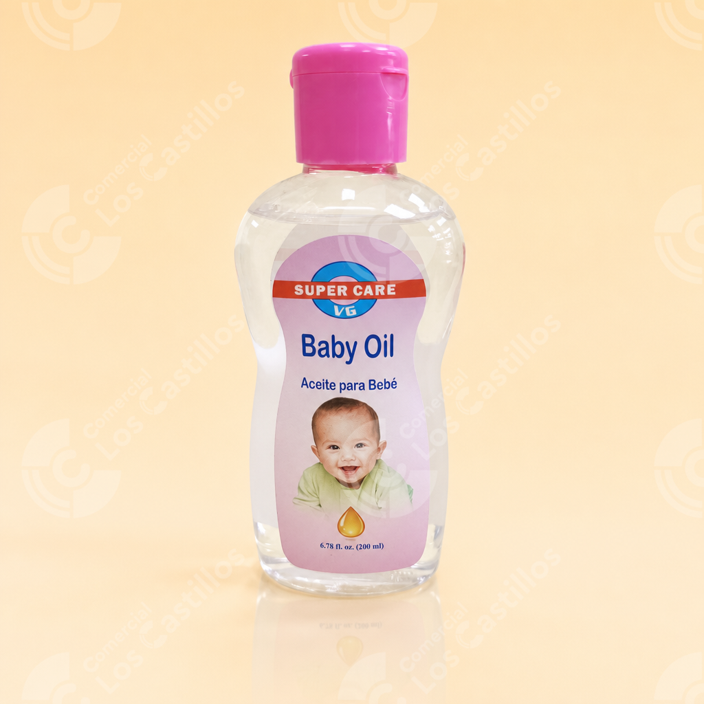 101475_0 Super Care Vg Baby Oil Aceite Para Bebé 200Ml - Comercial Los Castillos
