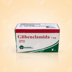 Glibenclamida 5 mg Tabletas Enerifar 10x10
