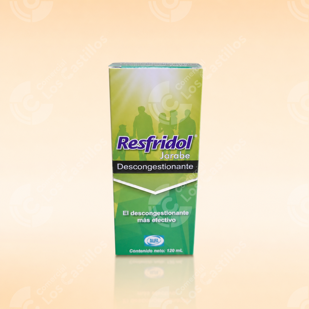 101641_0 Resfridol Jarabe Descongestionante Alfa 120 Ml - Comercial Los Castillos