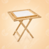 Mesa De Dominó De Madera Plegable Con Superficie Blanca - Comercial Los Castillos