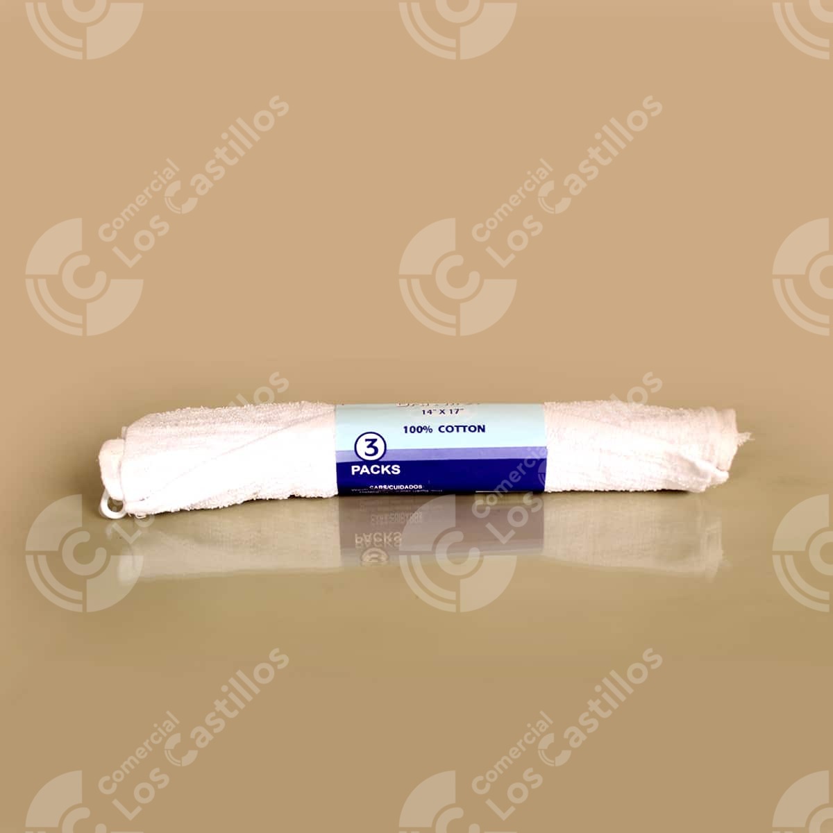 22001519_0 Toalla 14X17 3Pack - Suavidad Y Absorción (Set De 3) - Comercial Los Castillos