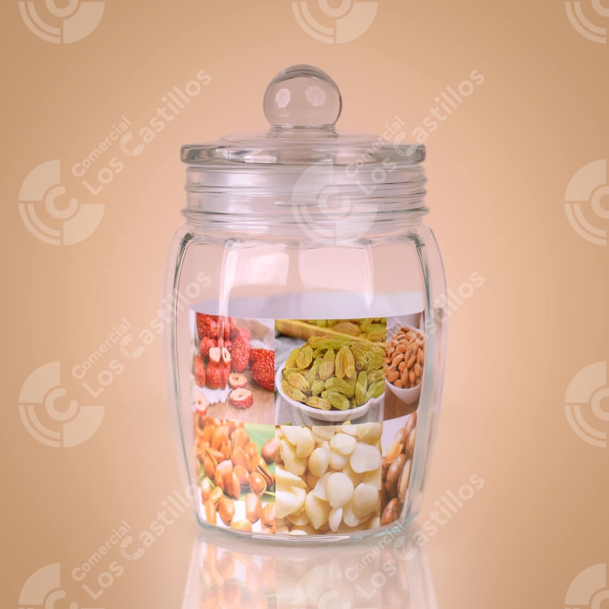 22001687_0 Envase De Cristal Transparente Para Alimentos - Comercial Los Castillos