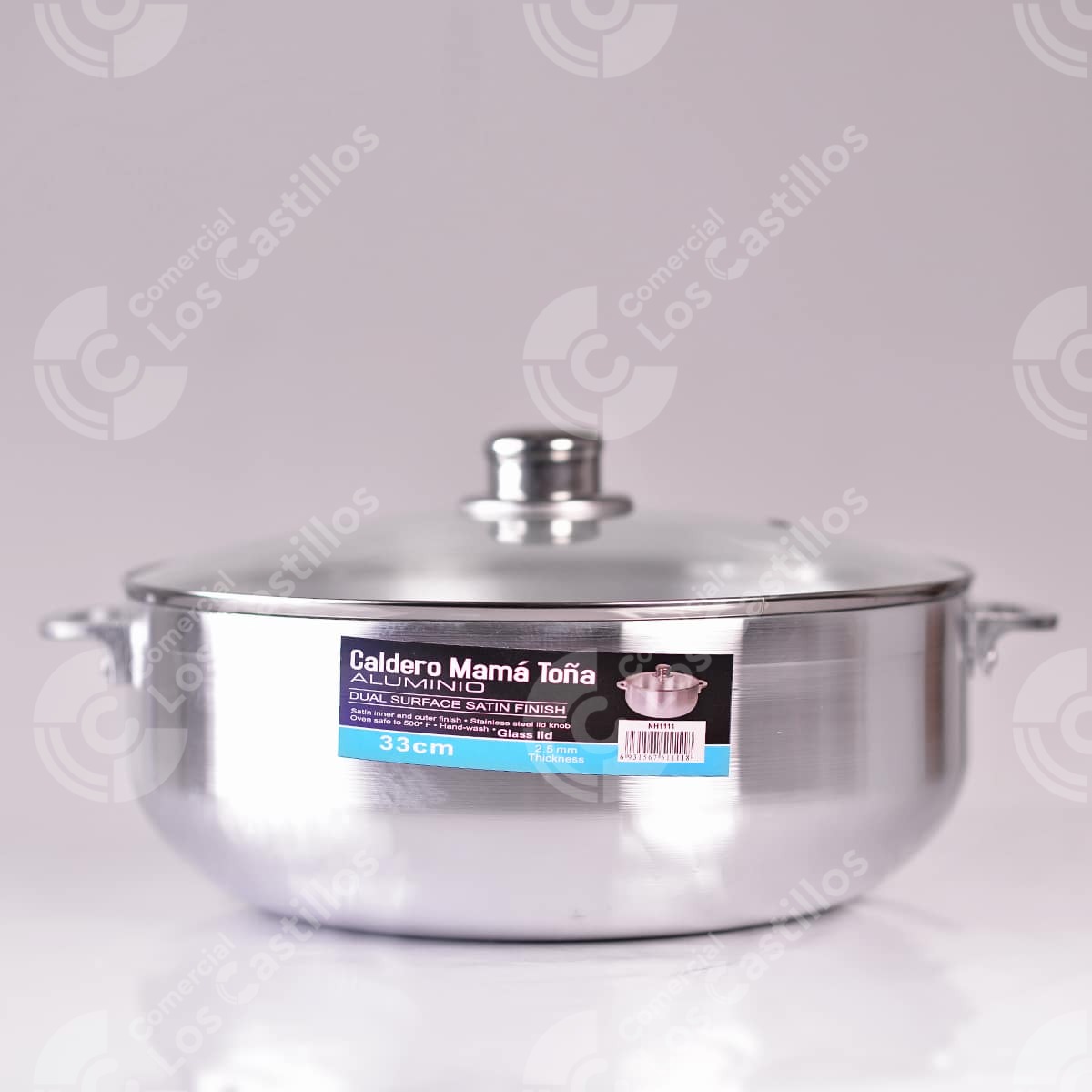 22001866_0 Caldero Aluminio 33cm - Comercial Los Castillos