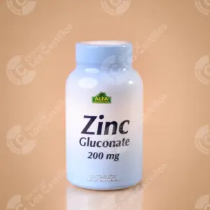 Zinc Gluconato - Apoyo al Sistema Inmunológico (100 tabletas)