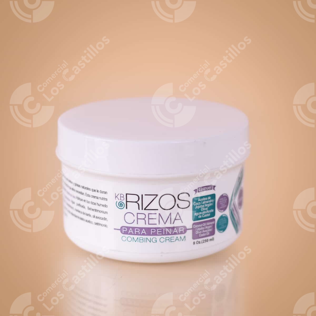 22002556_0 Lemuel Crema De Peinar Para Rizos 8Oz - Comercial Los Castillos