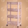 Canasta De Almacenamiento 4 Niveles Blanca - Comercial Los Castillos