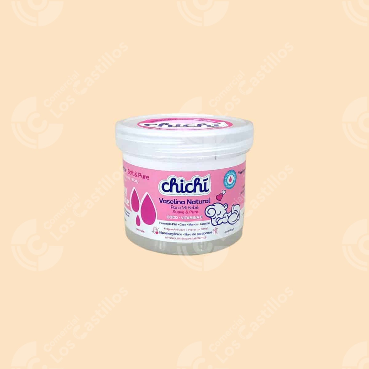 22002662_0 Vaselina Natural Piel De Bebé 4Oz - Comercial Los Castillos
