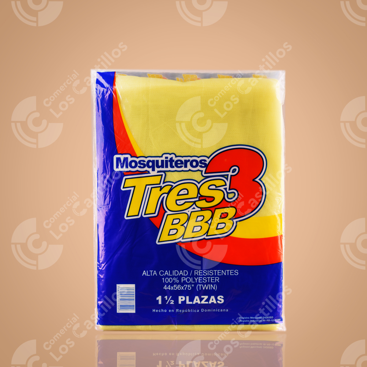 22002859_0 Mosquitero Tres Bbb - Protección Contra Insectos (1.5 Plaza) - Comercial Los Castillos