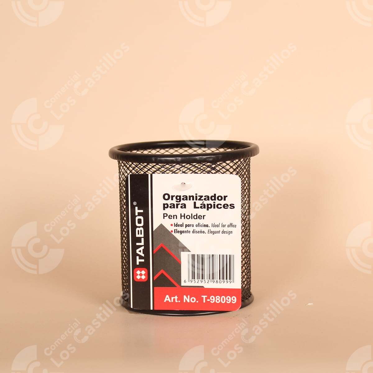 22002977_0 Porta Lápices Negro Malla - Comercial Los Castillos