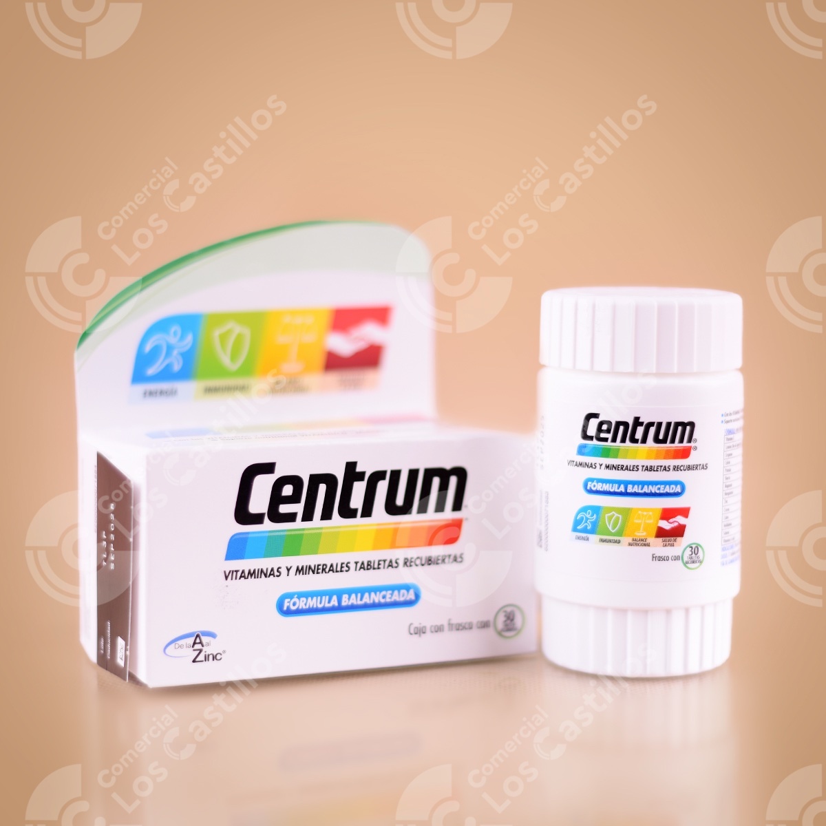 22003110_0 Centrum Vitaminas Y Minerales 30Tab - Comercial Los Castillos