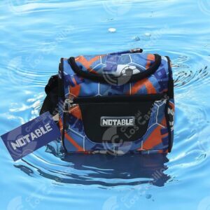 Notable Lonchera Portable Deportiva Azul/Naranja