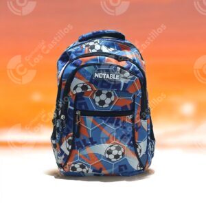 Mochila Notable Fútbol Azul 15P