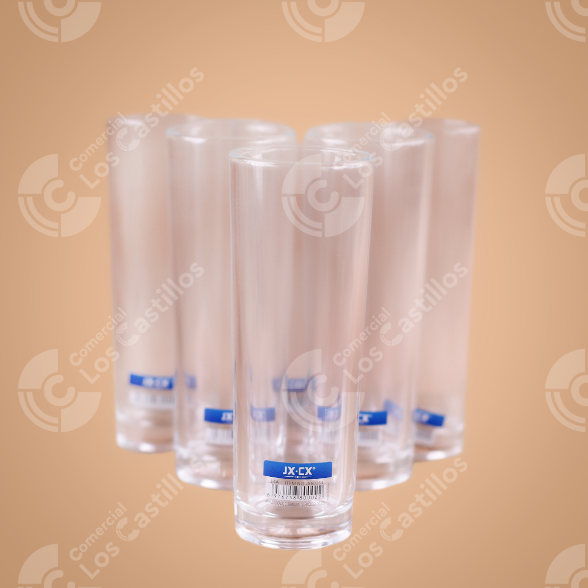 22003375_0 Set De Juegos De Vasos - Elegancia Y Funcionalidad (270Ml) - Comercial Los Castillos