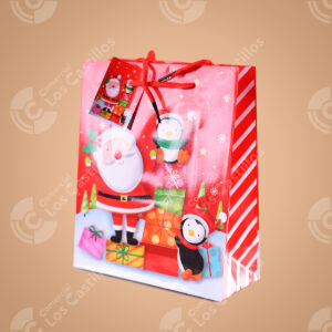 Funda de Regalo Navidad - Diseño Festivo (Tamaño Mediano)