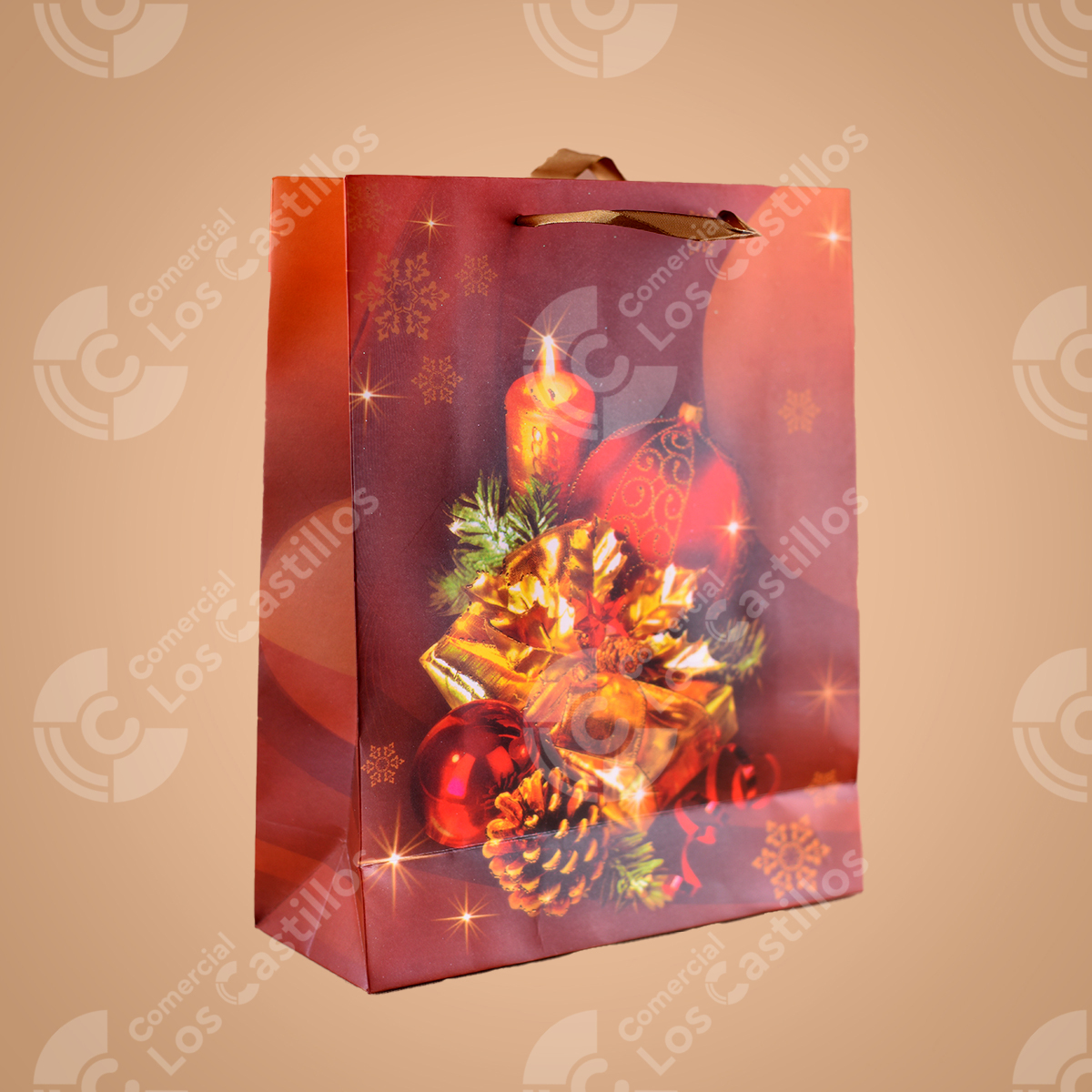 22003411_0 Funda De Regalo Navidad - Diseño Festivo (Bx-136L) - Comercial Los Castillos