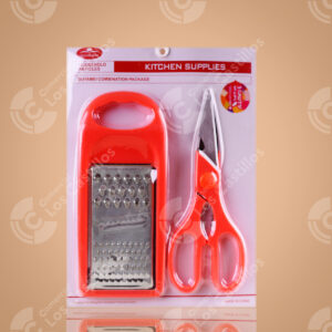 Set Rayador y Tijera Cocina 2pcs